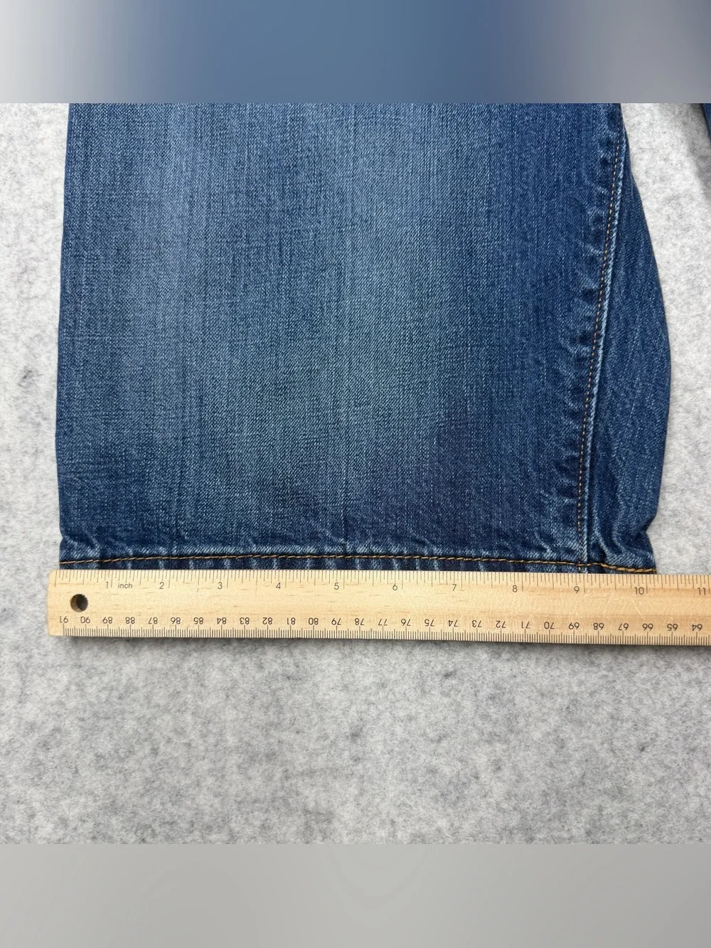 Levi's 569 Loose Straight Denim Shorts Mens W32 Medium Wash Blue Jorts Y2K Baggy
